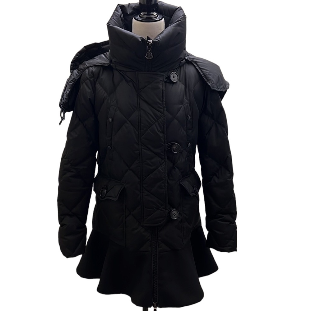 Moncler Vauloge Giubbotto quilted duvet goose down feather waterproof zipper blk